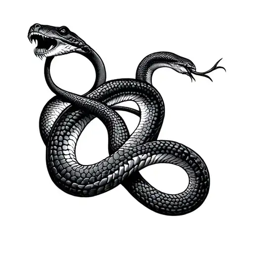 The Snake Eats Its Tail And The Inscription And Numquam Obliviscaris Quod Maxime Volunt Oblivisci