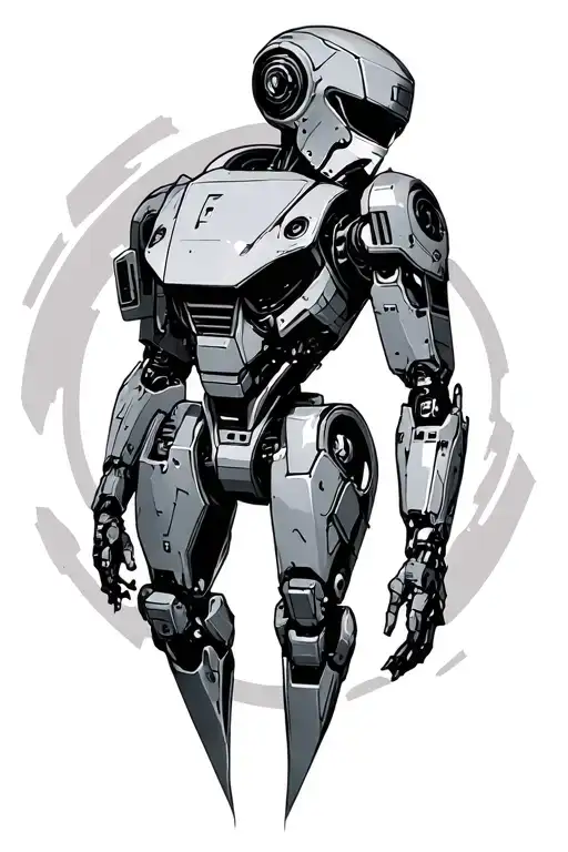 Cyberpunk Style Robot