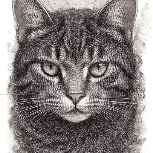 Msd With Cat Outline Intertwined