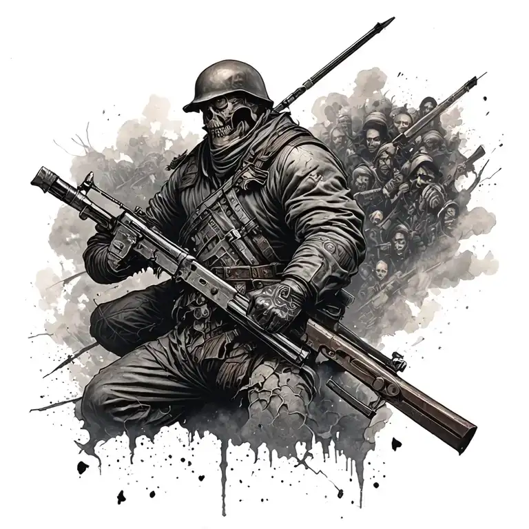 Battle Worn Battle Scene Inspired