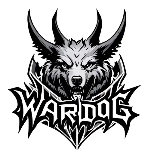 Wardog Text Gothic Stile For A Chest