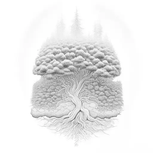 Sybmol For Adoption And Growing Tree