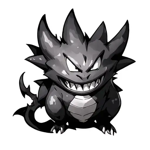 Gengar Pokemon On Arm