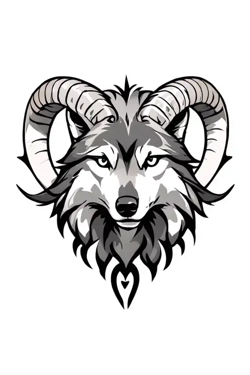 Wolf And Aries Sign