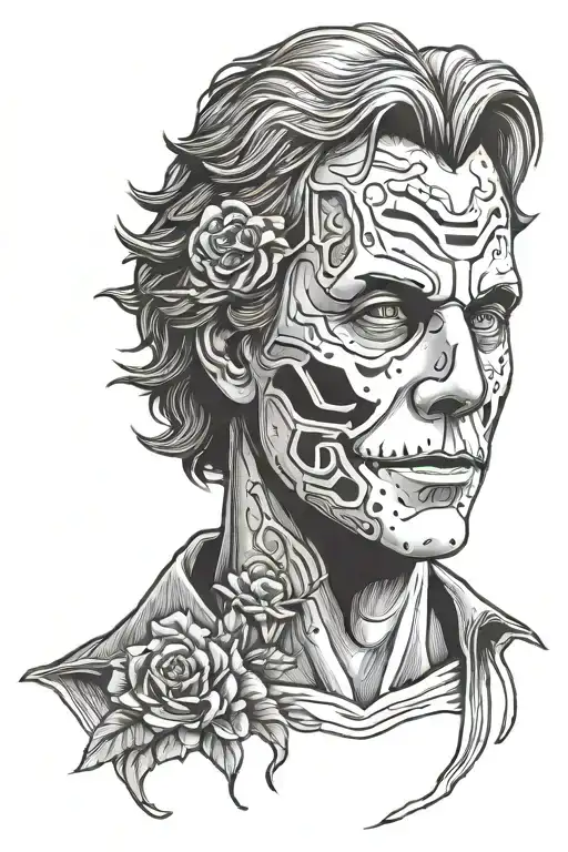 Ghost Face Michael Meyers Jason Floral