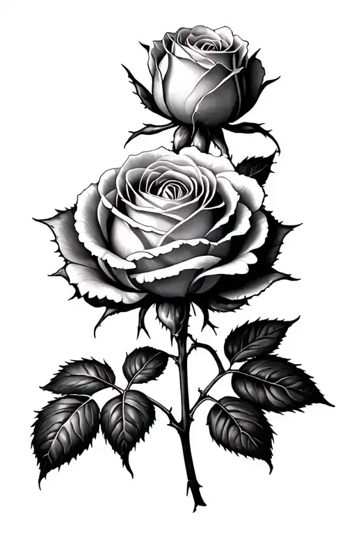 Prickery Rose With Spyder