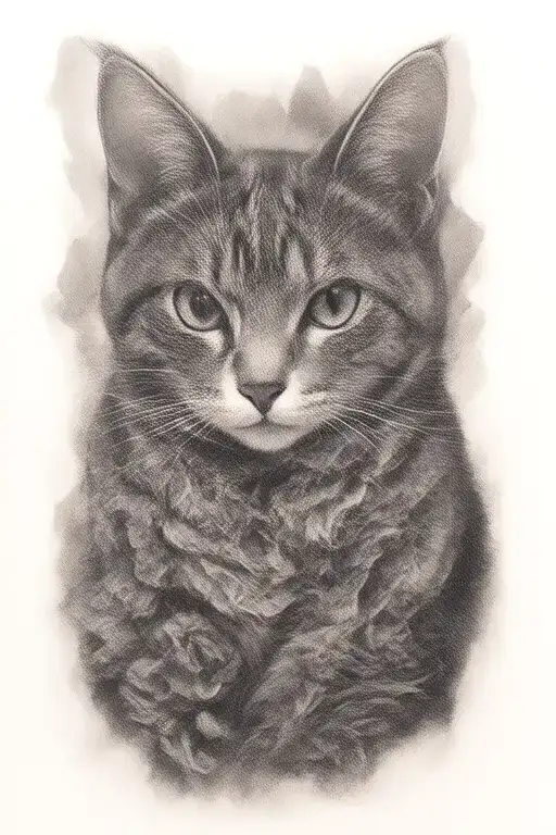 Msd With Cat Outline Intertwined