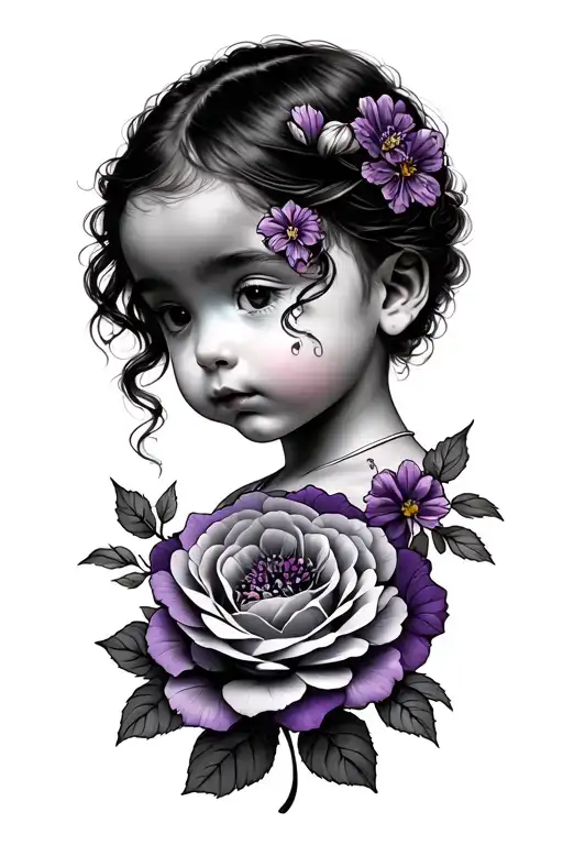 Primrose Violet And Baby Profile