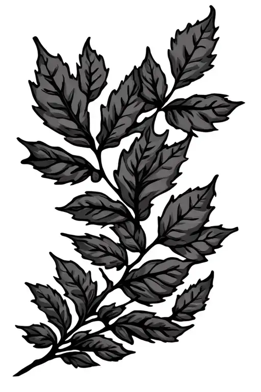 Elm Tree Leaves Blowing