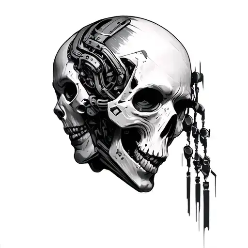 Implants On Shoulder Cyberpunk