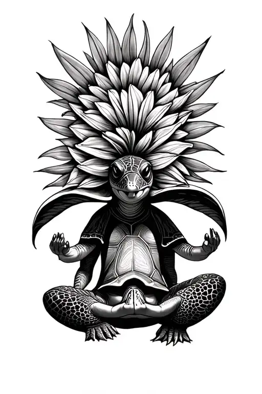 Turtle Meditating
