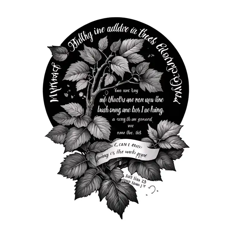 Pa And The Bible Address Psalms 23 Verse Vine Growing