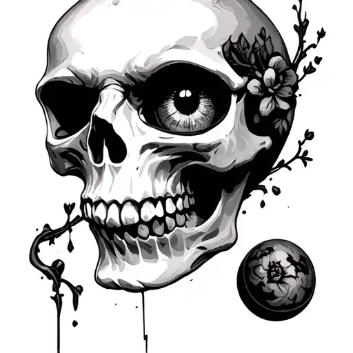 Skull And Eye That Everything