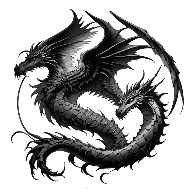 Angel Wing And Dragon Scale Balanced