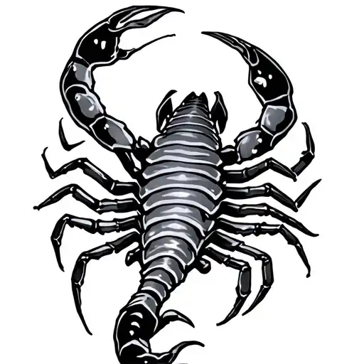 Scorpion With A Moon