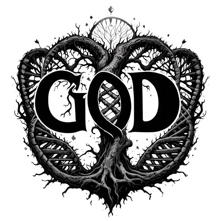 Tree Dna Strand God Quote