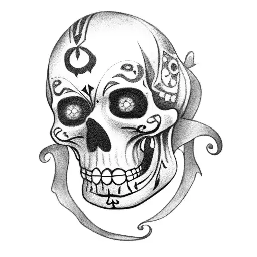 Pirate Flag Dia Dos Muertos