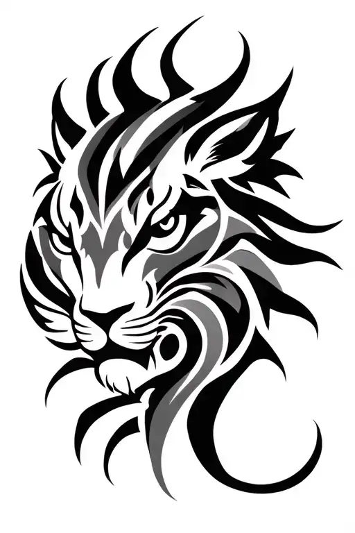 Strong Tribal Animal