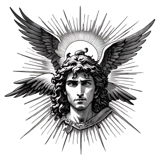 Icarus Falling From The Sun In Forearm