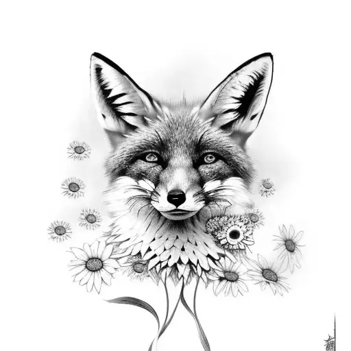 A Fox And A Daisy