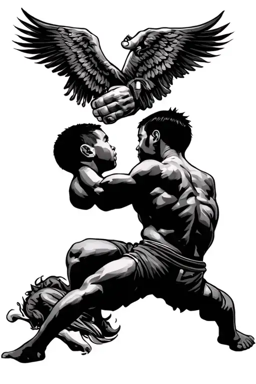 Father Son Arm Wrestling