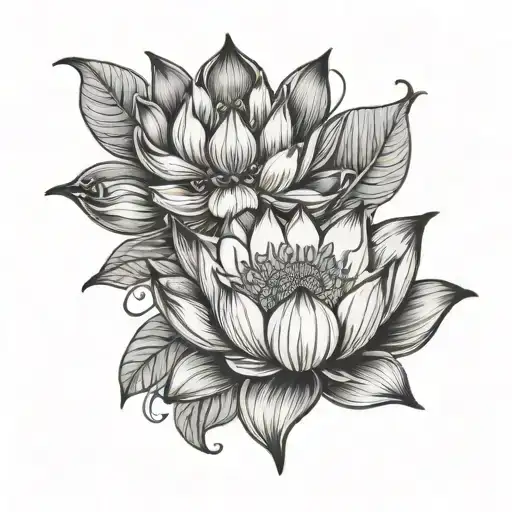 Smile Now Cry Later And Lotus Flower