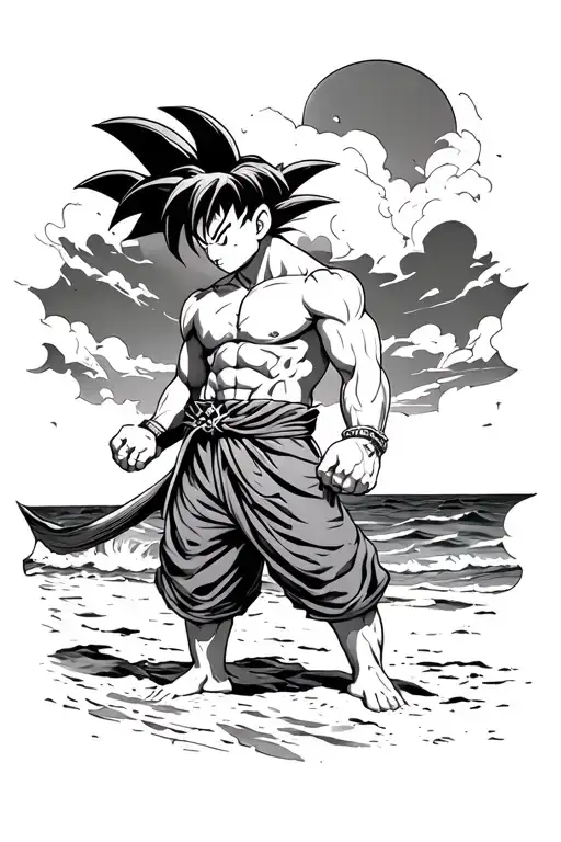 Sangoku On The Beach