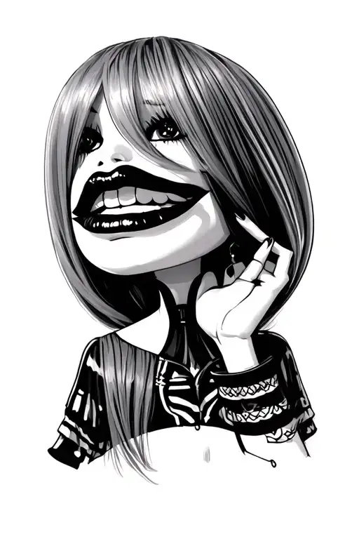 Emo Bratz Doll Big Lips And Lashes