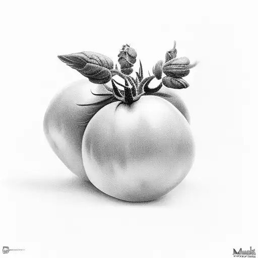 Mutti Tomato Can With A Tomato Plant Containing Cherry Tomatoes Growing Out Of It