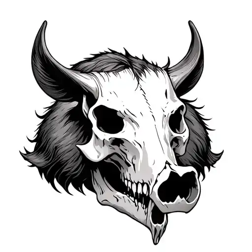 Three Head Boar Skull