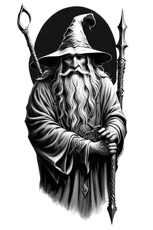 Gandalf With Staff