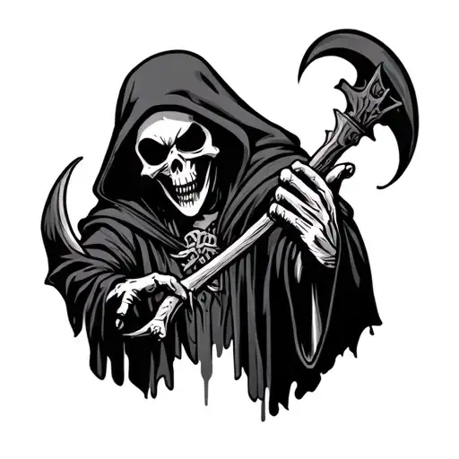 Grim Reaper Taz Loony Toons