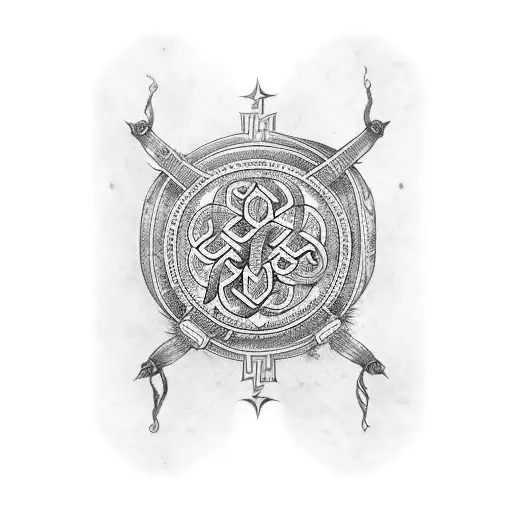 Norse Mythology Arm Sleeve Vegvisir