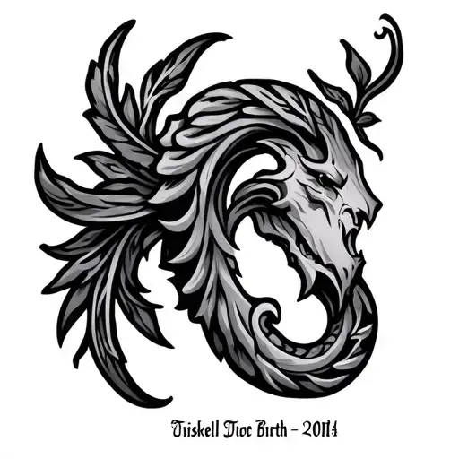 Triskell With Date Of Birth