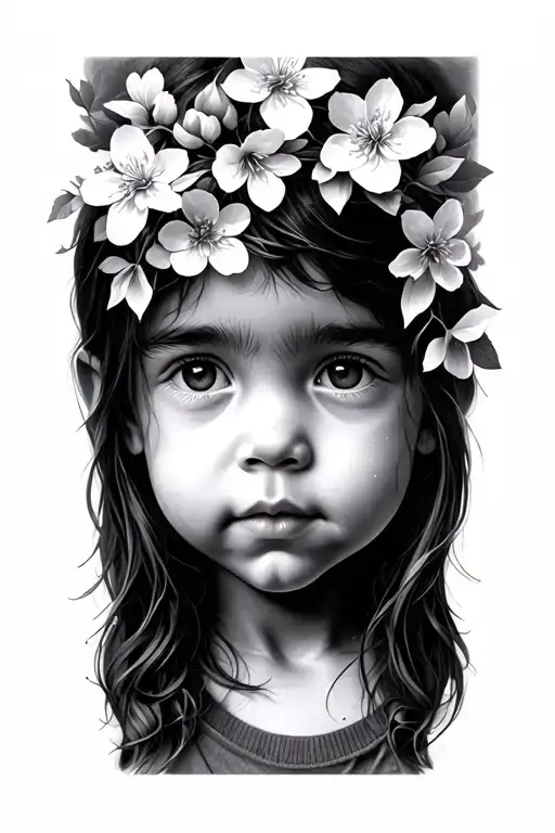 Liam Small Child Cherry Blossoms Blooming