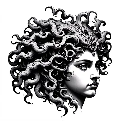 The Gorgon Medusa Head