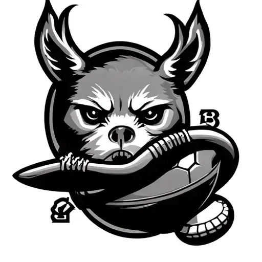 Gambling & Gym And Football Club Logo