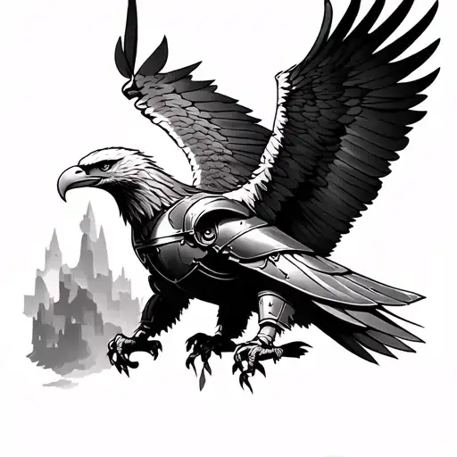 Eagle In Armor