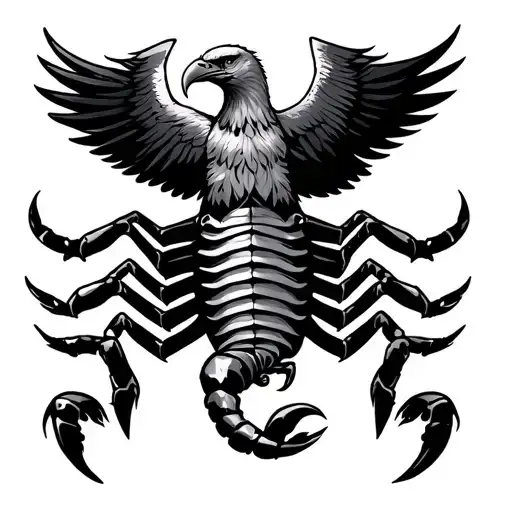 Scorpion And Eagle Neck