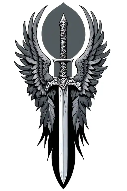 Sword Wings Feathers Isaiah 4O