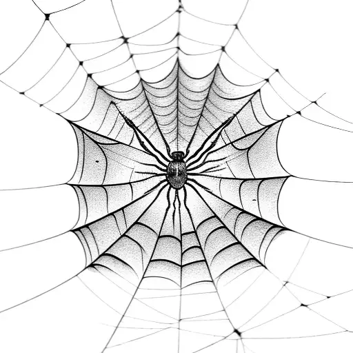 A Spider Web Made Of Chains With Zaphyres As Dewdrops