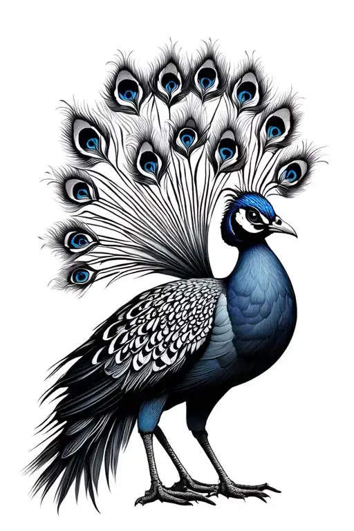 Peacock Front Facing