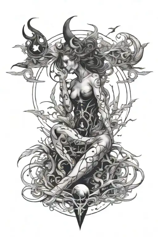 Dark Personnality Try To Espace From The Body