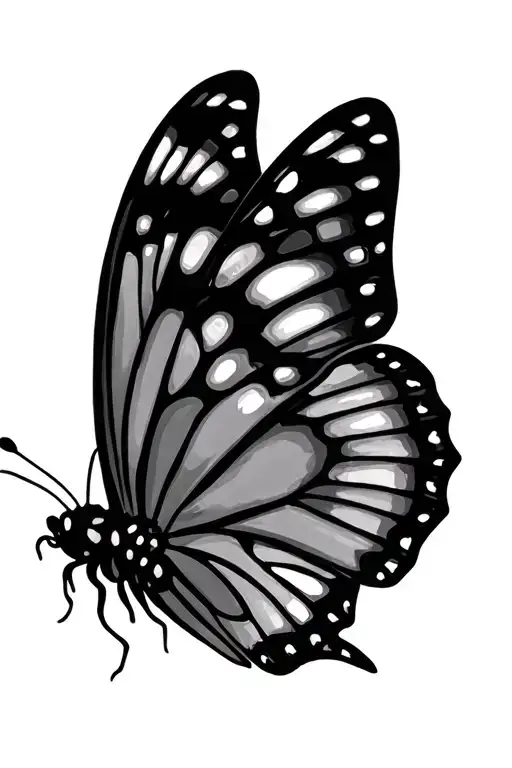 Small Hand Butterfly