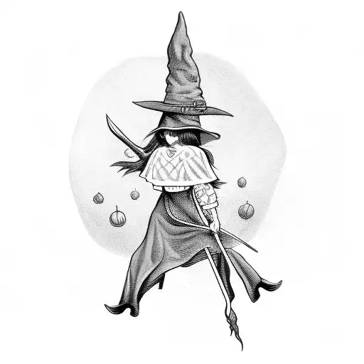 Witch On A Broom