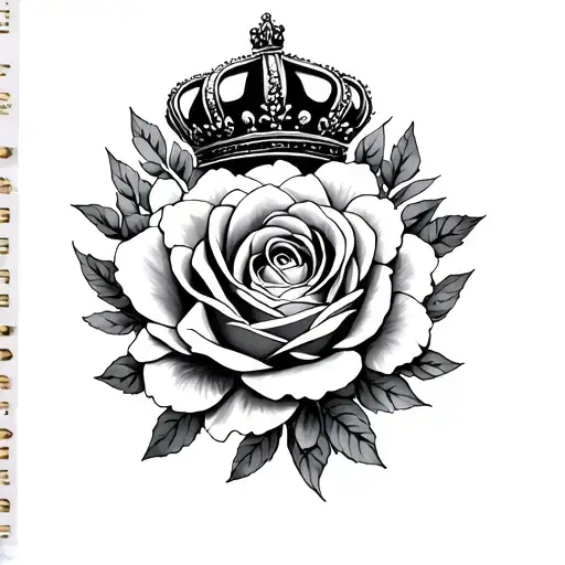 Name Rosa In Honor Of Mother Add Crown And Flowers