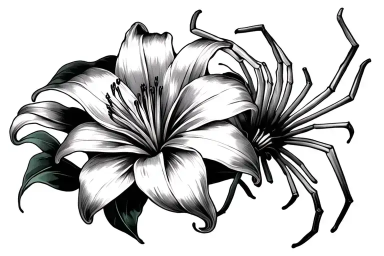 Wraparound Spider Lily Flower