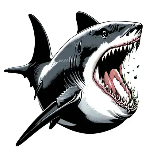 A Shark Biting Its Own Tail