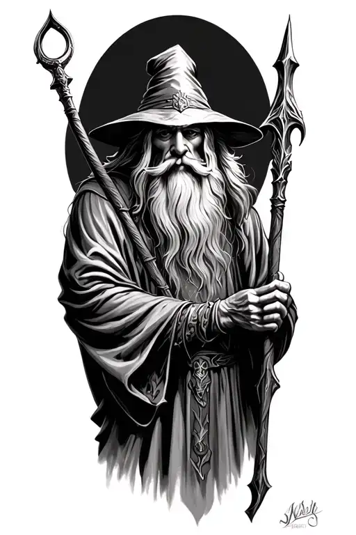 Gandalf With Staff