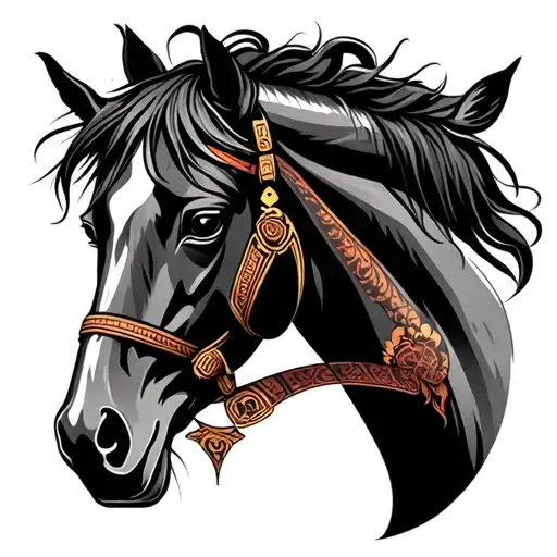 Horse And Traditional